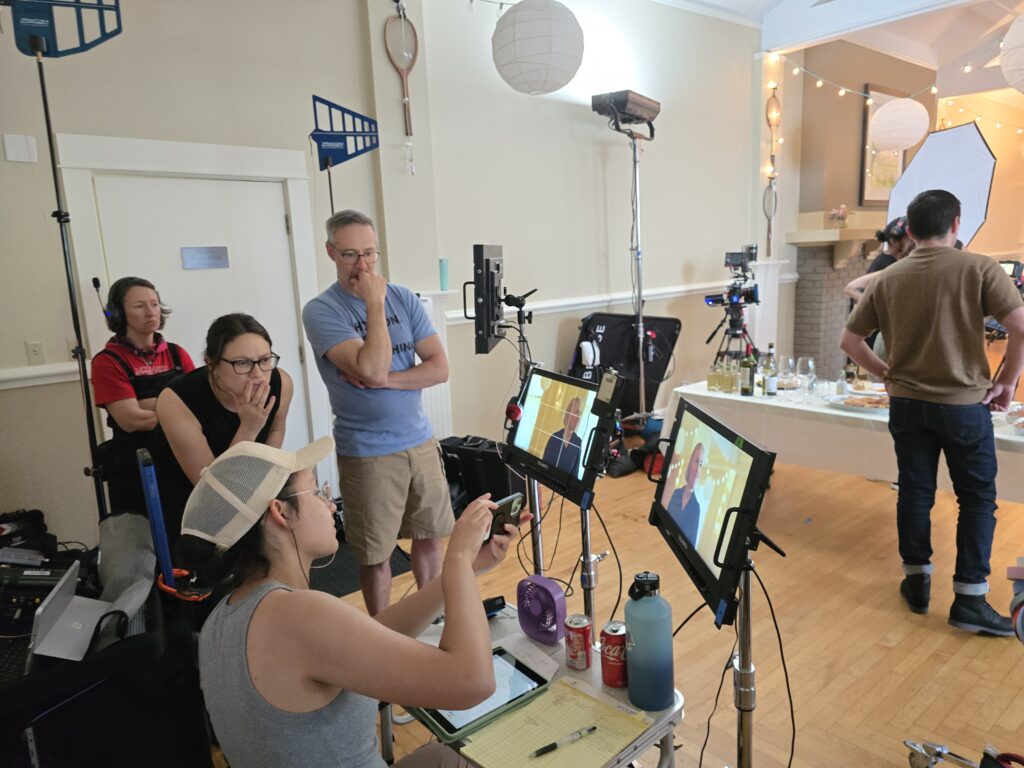 On the FilmLab set