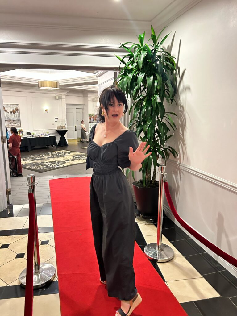 Author Genevieve Sage at the Red Carpet Premiere