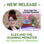 Alex and The Shaming Monster cover & author photo