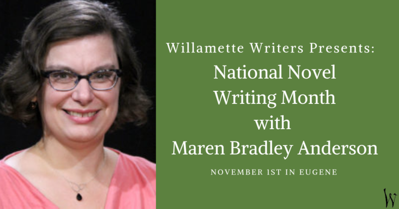 National novel writing month with maren bradley anderson