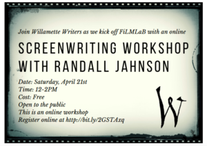Randall Jahnson Screenwriting workshop