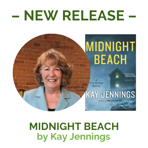 midnight beach cover & author photo